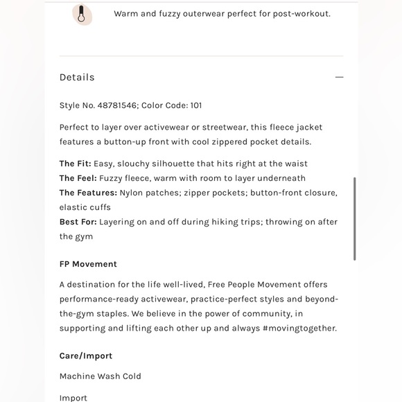 NWT Free People Hit The Slopes Fleece Jacket in Blackberry Deep Purple - Picture 9 of 11